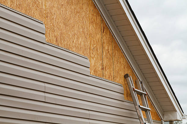 Professional Siding Repair technician working in Westwood, MA